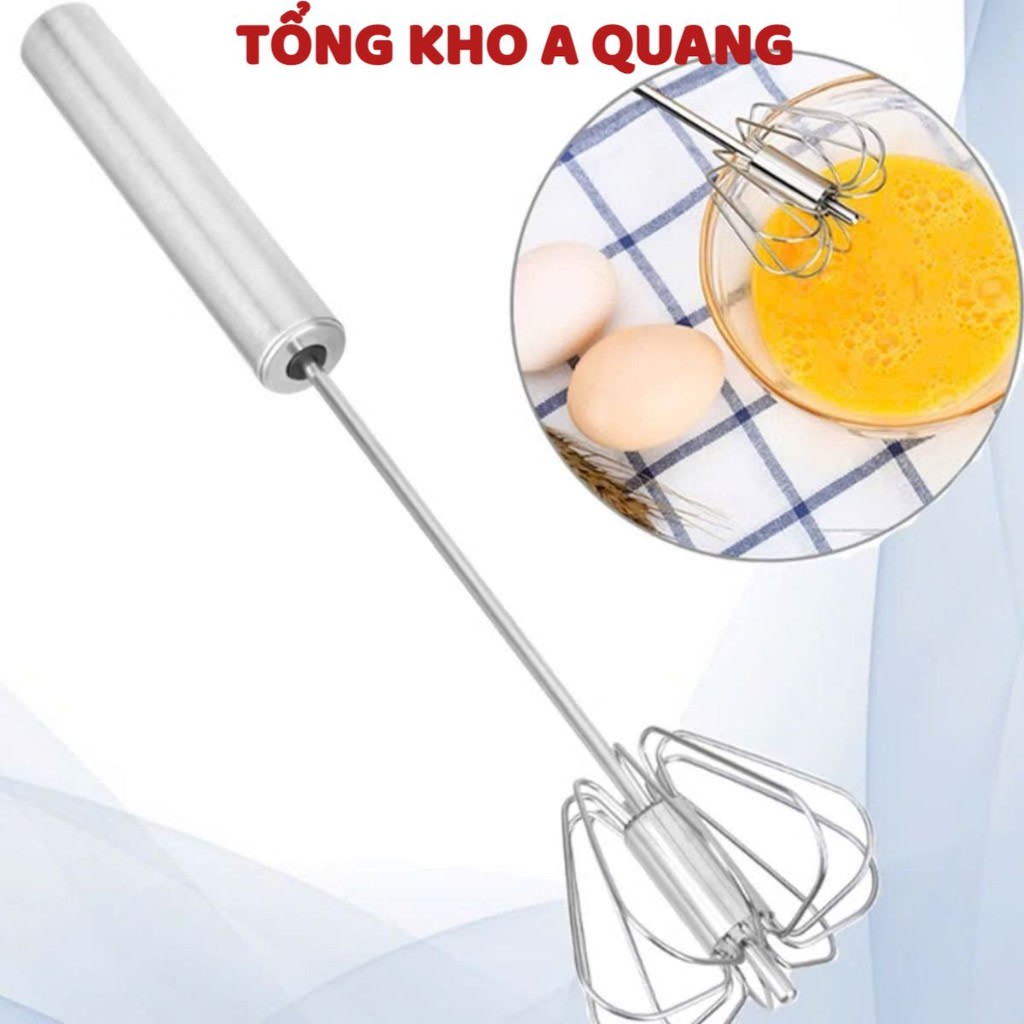 Dụng Cụ Đánh Trứng Bán Tự Động Mini Cầm Tay Inox 304, CÂY ĐÁNH TRỨNG TỰ ĐỘNG - MÃ: DANHTRUNG035