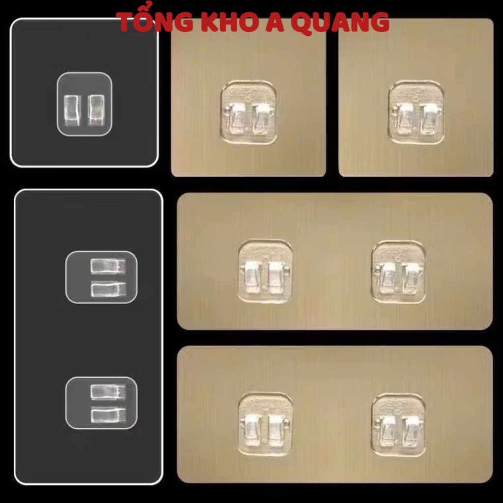 [COMBO 10] Miếng dán tường thay thế kệ góc, kệ ngang dán tường để đồ nhà tắm, MIẾNG DÁN THAY THẾ ĐÔI