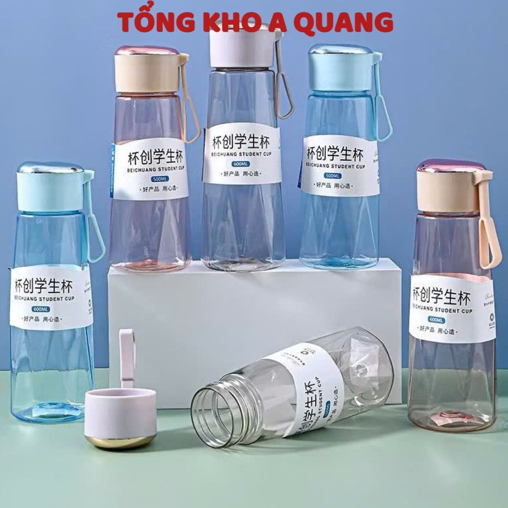 Bình nước thể thao 500ml bình đựng nước nhựa cao cấp, BÌNH NƯỚC HÀN QUỐC - MÃ: BINH382
