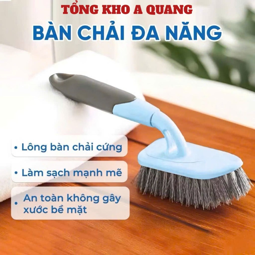 Bàn Chải Cầm Tay Cán Dài, Bàn Chải Nhà Tắm Chất Liệu Nhựa Lông Cứng Có Tay Cầm, BÀN CHẢI TAY CẦM DÀI - MẪ; BANCHAI4652