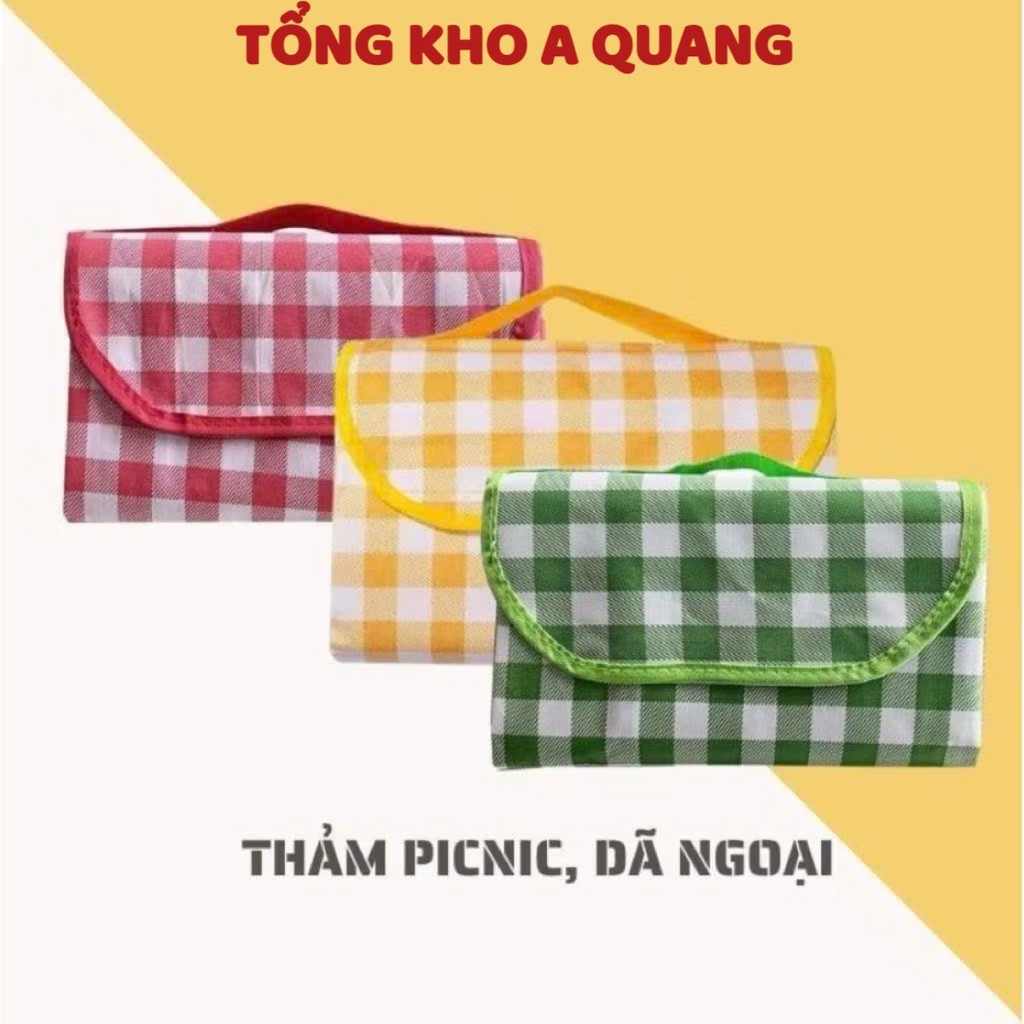 Thảm Du Lịch Gấp Gọn Tiện Lợi Chống Thấm Nước, THẢM PICNIC GẤP GỌN - MÃ: THAM724