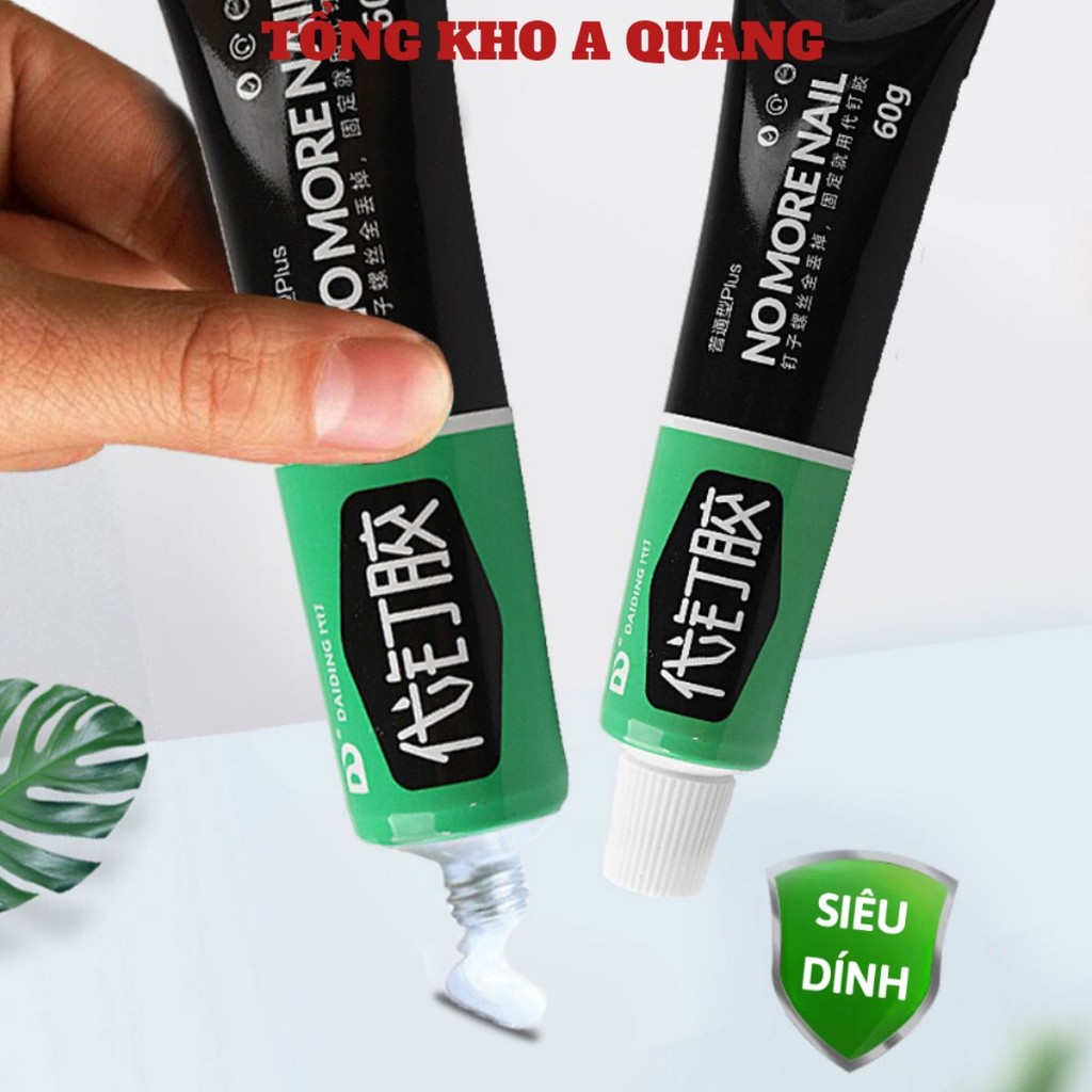 (COMBO 5) Keo Siêu Dính Công Nghệ Nhật Bản Tuýp 20g 60g , KEO DÁN Tường Dán Giày Gỗ Thuỷ Tinh Đa Năng Chống Thấm Nước