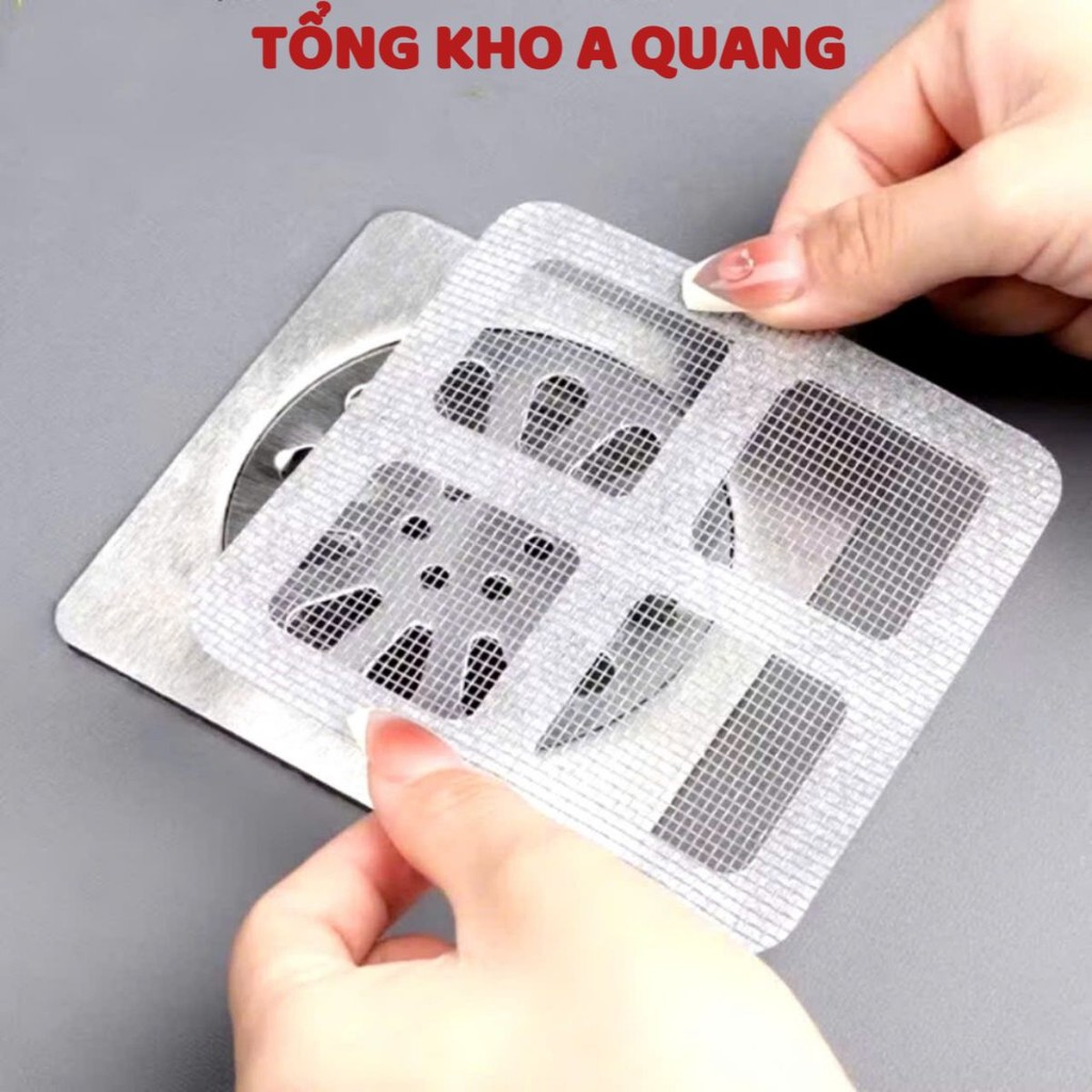 [COMBO 10] LƯỚI DÁN CHỐNG TẮC CỐNG, Lưới Dán Tự Dính Phòng Tắm Miếng Dán Lưới Phòng Tắm Tắm Thoát Nước Lọc Nhà Bếp
