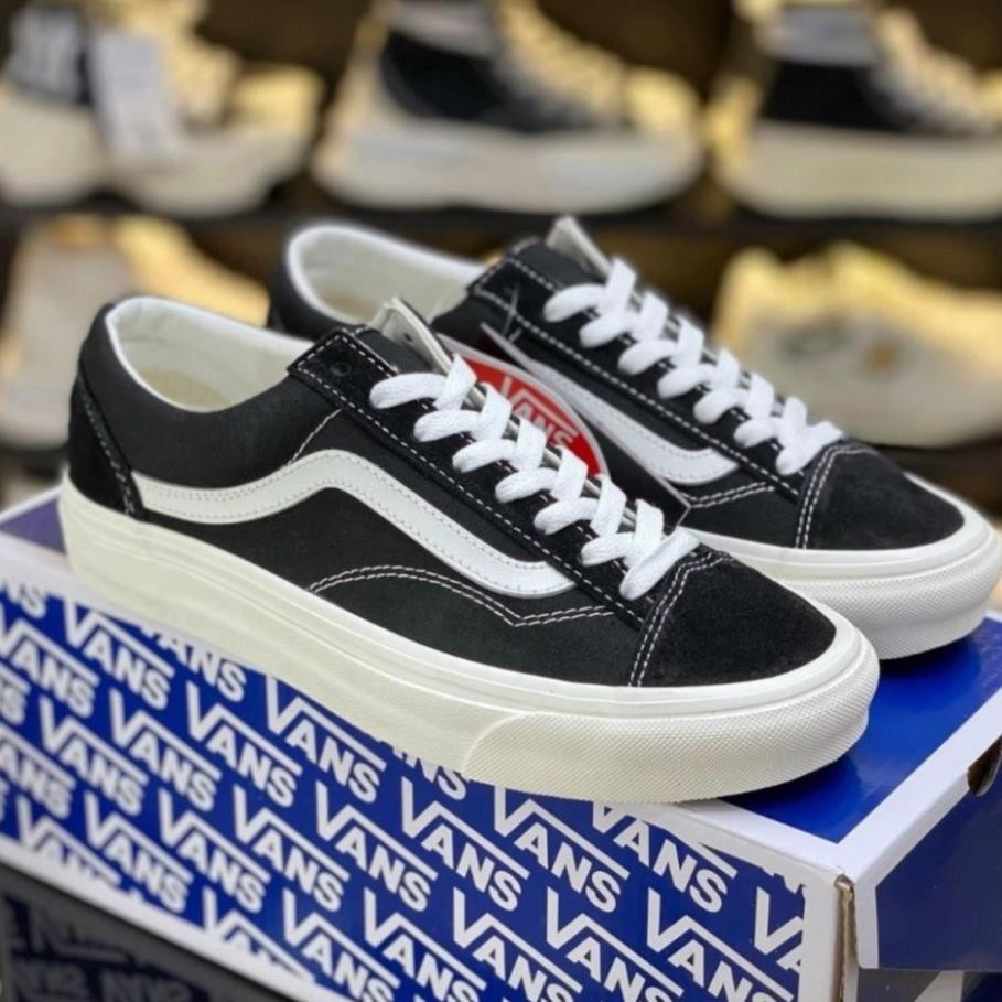 Giày Vans Vault Old Skool Nam Nữ Bản Cao Cấp. Giày Vans Đen Vạch Trắng ...