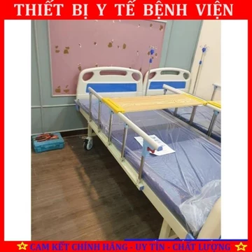 GIƯỜNG Y TẾ, GIƯỜNG BỆNH NHÂN 1 TAY QUAY NÂNG ĐẦU tặng kèm bàn ăn,chậu gội đầu - HÀNG HÃNG