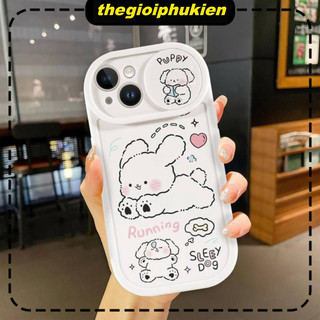 Ốp lưng iphone nắp trượt che camera Puppy running dành cho ip 6/7/8/plus/x/xr/xs/11/12/13/14/15/pro max - sc3016