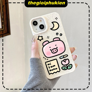 Ốp lưng iphone mềm lúa mạch Heo hồng đáng yêu 6/6splus/7/8/plus/x/xs/11/12/13/14/15/16/pro/max/plus/promax - lm2000