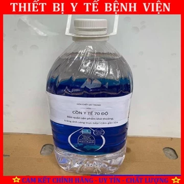 -TBYT BỆNH VIỆN HÀNG CTY - Cồn Y Tế 90 Độ, 70 Độ - Sát Khuẩn, Sát Trùng - Can 5 Lít - HÀNG HÃNG