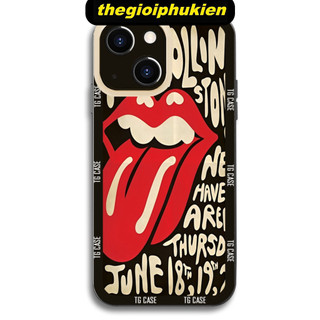 Ốp lưng cạnh vuông bảo vệ camera rockstar rolling stones cho iphone 6 đến 16promax - ng943