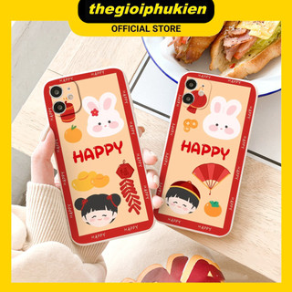 Ốp iphone - Ốp lưng iphone cạnh vuông bảo vệ camera Cặp đôi happy dành cho ip 6 đến 16promax - ng504