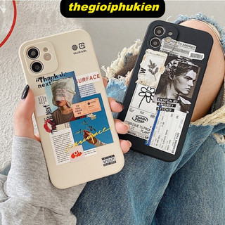 Ốp lưng iphone cạnh vuông Sunface dành cho iPhone 6 đến 16promax SE 2020 - E74