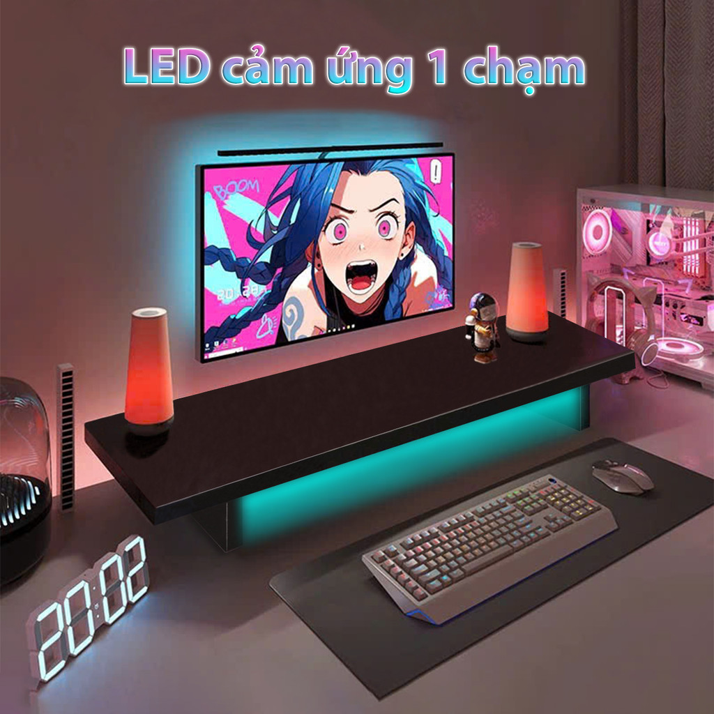 Kệ để màn hình máy tính LED TOPV sạc không dây USB bàn giá đỡ màn hình ...