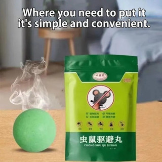 [ Giá Thanh Lý ]"Băng Phiến Đuổi Chuột SHANGMING - Gói 10 Viên, Hiệu Quả Ngay Lập Tức, Bảo Vệ Gia Đình"