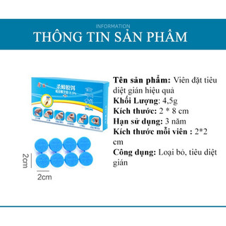 Vỉ 8 Viên Diệt Gián  An Toàn và Hiệu Quả - Giá tốt.
