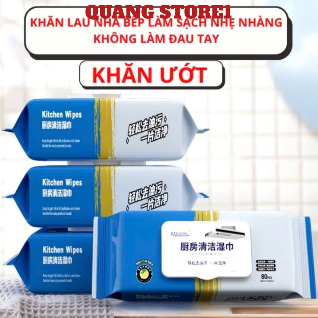Khăn ướt Lau bếp đa năng Siêu tiết kiệm, KHĂN LAU BẾP ĐA NĂNG SIÊU SẠCH - MÃ: KHANLAU78246