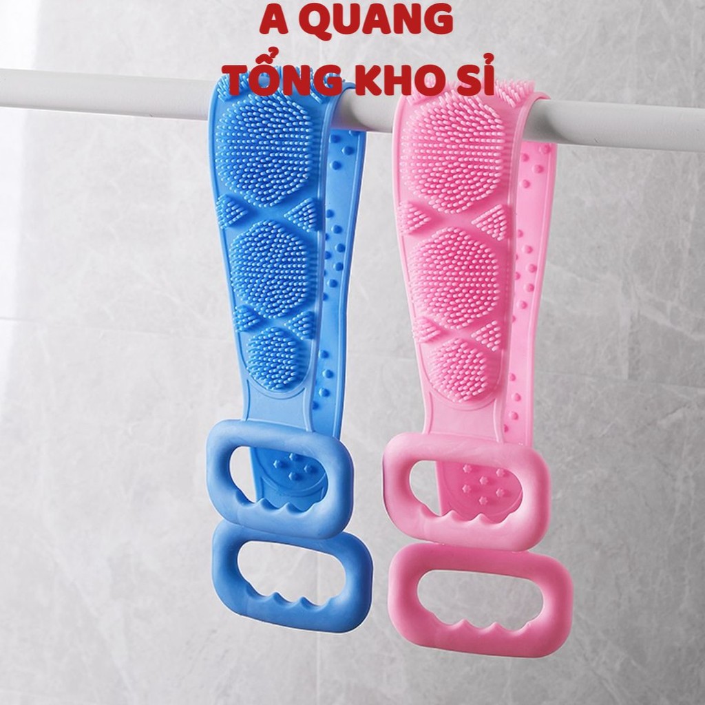 Dây Chà Lưng Đai Chà Lưng Cọ Lưng Silicon 2 Mặt Gai Tẩy Tế Bào Chết - DAYCHALUNG493