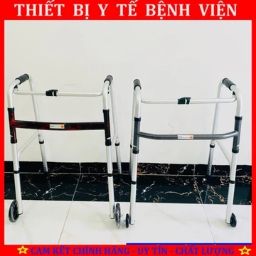 Khung tập đi - Khung tập đi cho người già, tai biến - Khung tập đi phục hồi chức năng LUCASS W57 - Hàng Hãng