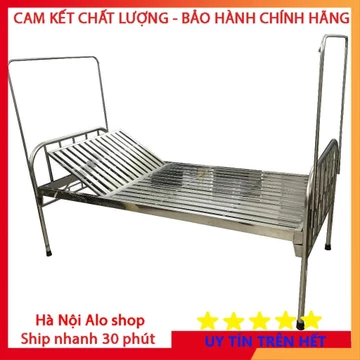 GIƯỜNG BỆNH NHÂN INOX Hàng C.TY inox bóng, sáng, ko han, tắm được
