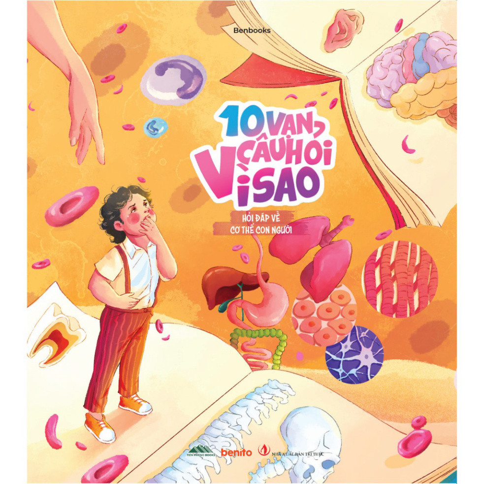Sách - 10 Vạn Câu Hỏi Vì Sao? - Bộ 5 Cuốn In Màu: Động Vật, Thực Vật, Vũ Trụ Huyền Bí, Cơ Thể Người, Khoa Học Thú V