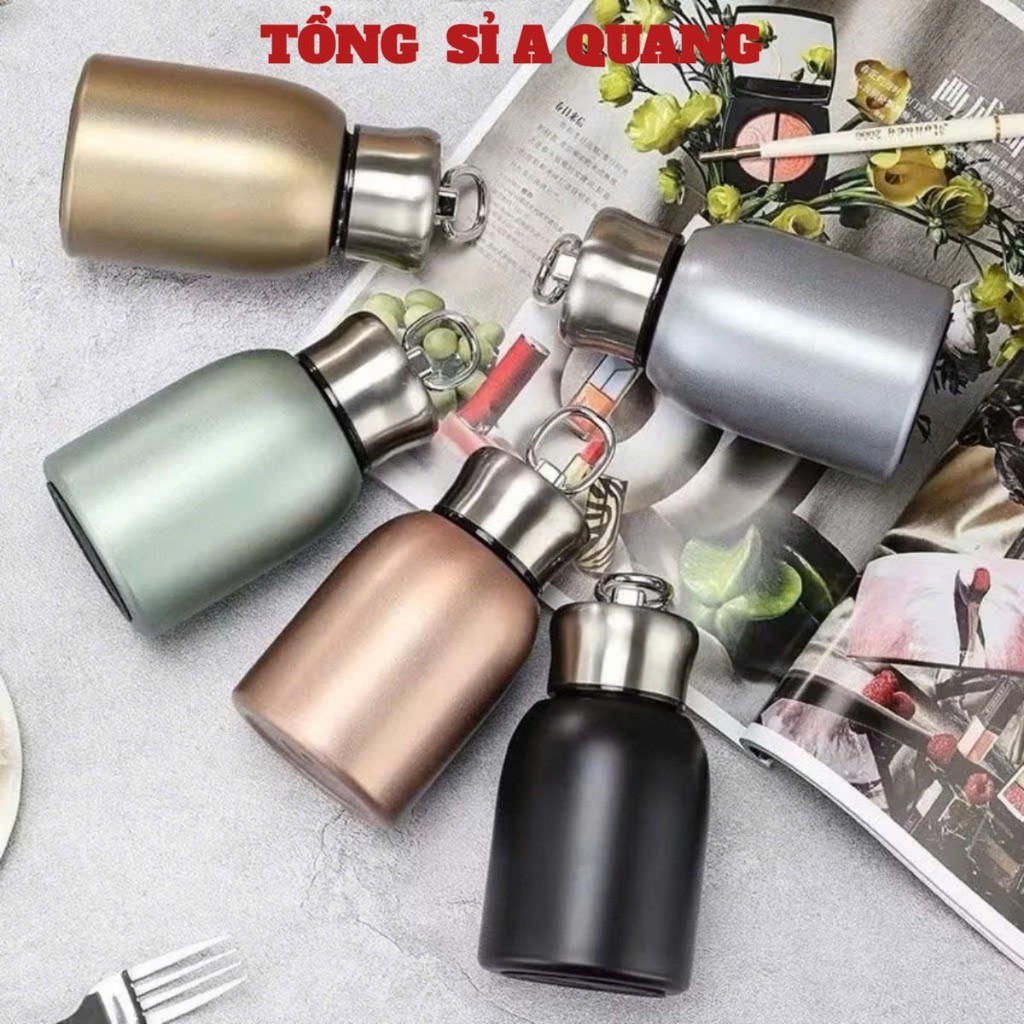 Bình Đựng Cafe, Trà, Nước Uống Nhỏ Gọn, Có Tay Cầm Tiện Lợi Khi Di Chuyển, BÌNH CÀ PHÊ LÙN - MÃ: BINH536