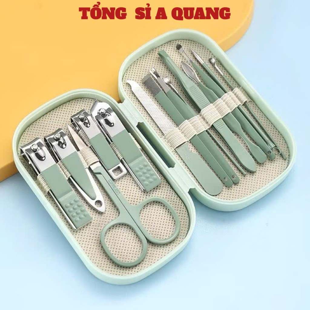 Bộ dụng cụ bấm móng tay 14 món, cắt bấm dũa móng, BẤM MÓNG 14 CHI TIẾT - MÃ: BAM045