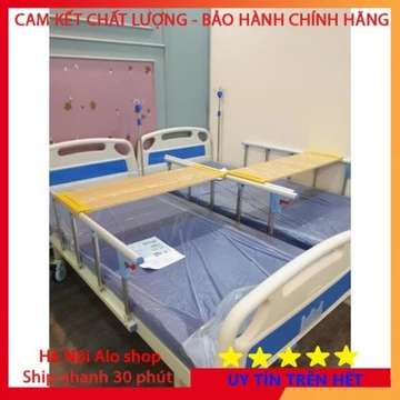 GIƯỜNG Y TẾ, GIƯỜNG BỆNH NHÂN 1 TAY QUAY NÂNG ĐẦU TẶNG KÈM BÀN ĂN Hàng C.TY