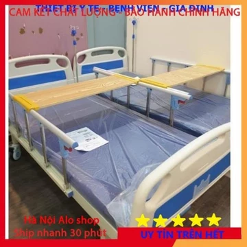 GIƯỜNG Y TẾ, GIƯỜNG BỆNH NHÂN 1 TAY QUAY NÂNG ĐẦU tặng kèm bàn ăn,chậu gội đầu Hàng C.TY
