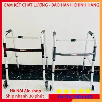 Khung tập đi - Khung tập đi cho người già, tai biến - Khung tập đi phục hồi chức năng LUCASS W57 Hàng C.TY