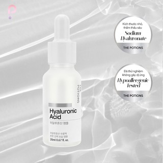 Tinh Chất HA Cấp ẩm, Dưỡng ẩm Cho Da Căng Bóng The Potions Hyaluronic Acid Ampoule 20ml