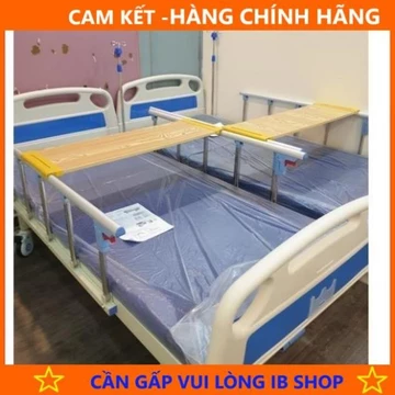 GIƯỜNG Y TẾ, GIƯỜNG BỆNH NHÂN 1 TAY QUAY NÂNG ĐẦU tặng kèm bàn ăn,chậu gội đầu - Hàng Hãng