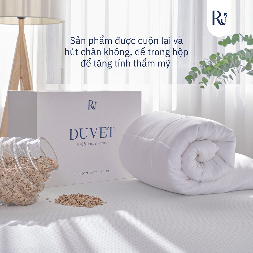 Ảnh Chăn Mền Bạch Đàn Ru9 100% Từ Thiên Nhiên, An Toàn, Thoáng Mát - Eucalytus Duvet - 3 Kích Thước 4