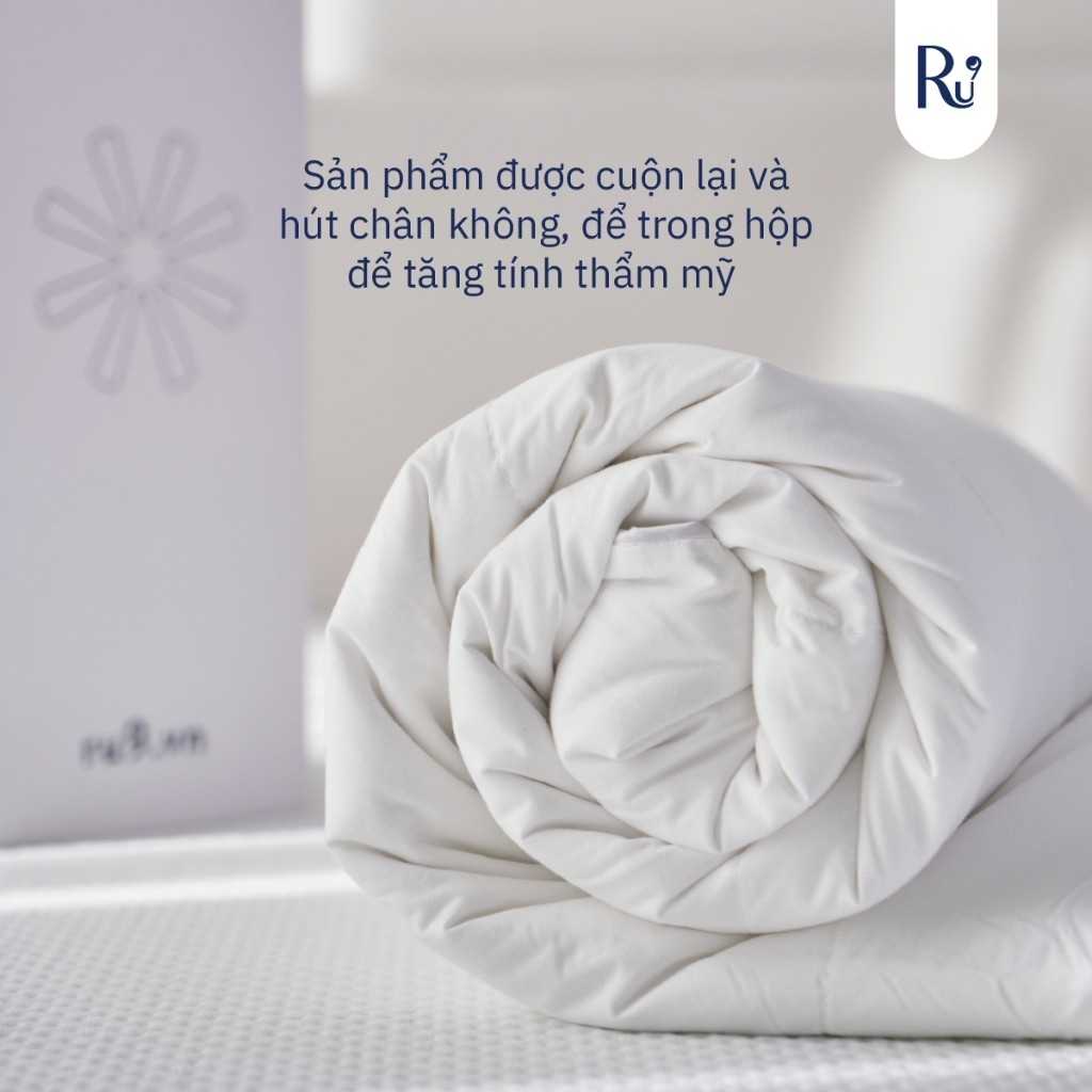 Ảnh Chăn Mây Hè Ru9 - Chất Liệu Sợi Bông Siêu Mềm Mịn, Mang Lại Cảm Giác Cuộn Mình Trong Mây - 3 kích thước 4