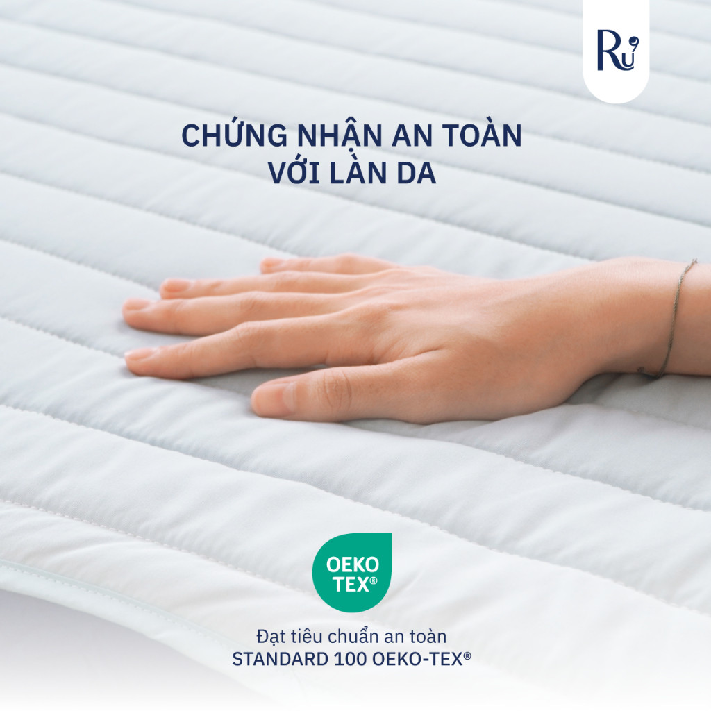 Ảnh Tấm Bảo Vệ Nệm (Mattress Protector) Ru9 Chống Thấm Tuyệt Đối, Thông Thoáng - Mềm Mại | 6 Kích Thước | Nhiều Màu Sắc 2
