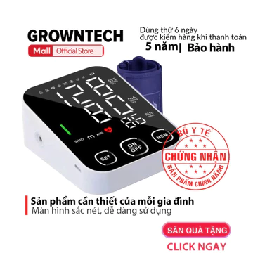 Máy đo huyết áp cơ bắp tay nhịp tim điện tử tại nhà chính hãng BP S09 TẶNG máy massge 4 đầu 6 chế độ