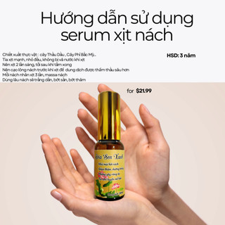Xịt hôi nách Đông y Việt Nam Đóa Sen Xanh,khử mùi hôi nách, dung tích 30ml  mã T12
