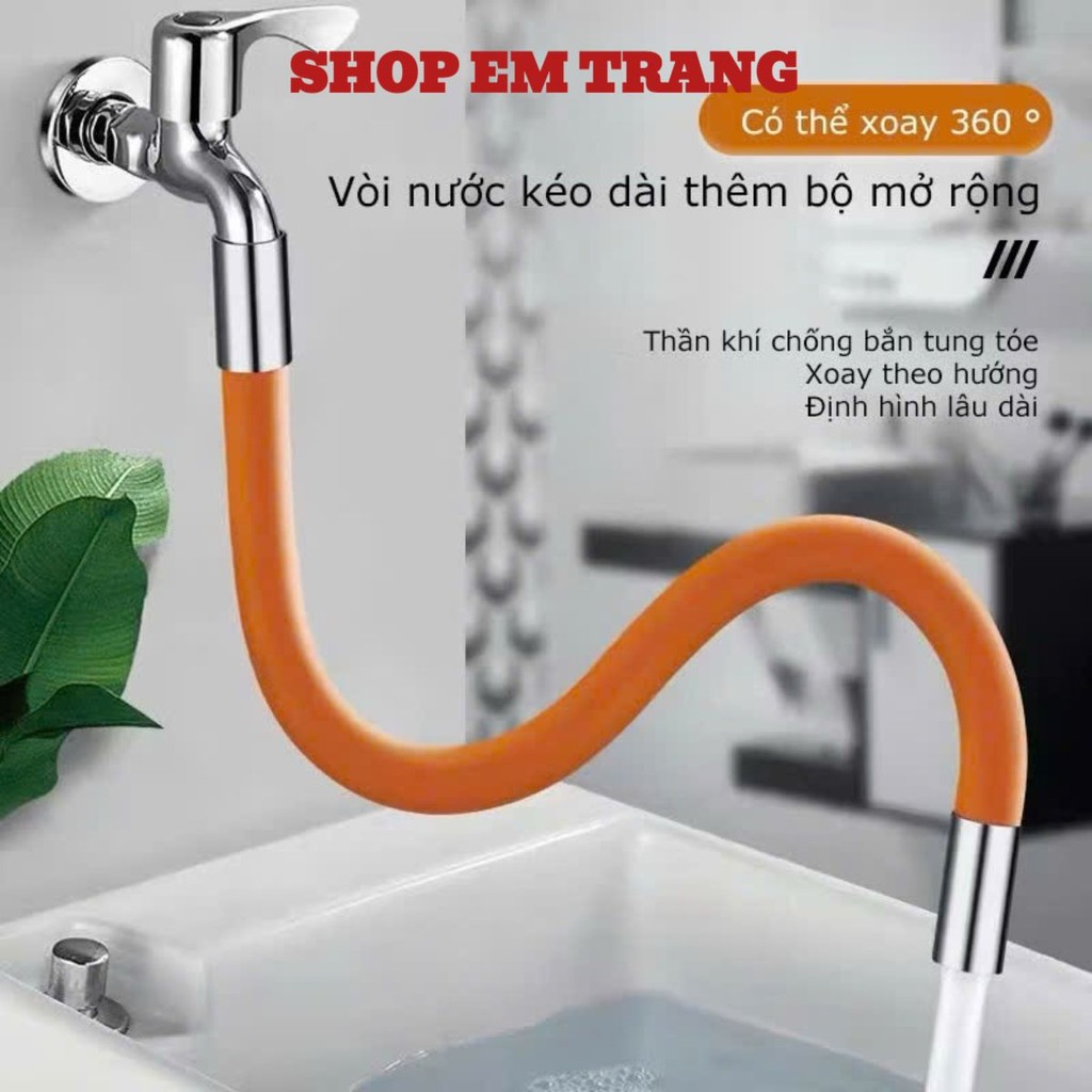 Ống nối vòi nước linh hoạt xoay 360 theo mọi hướng, nước chảy thành dòng, ỐNG NỐI DÀI - MÃ: ONG5446