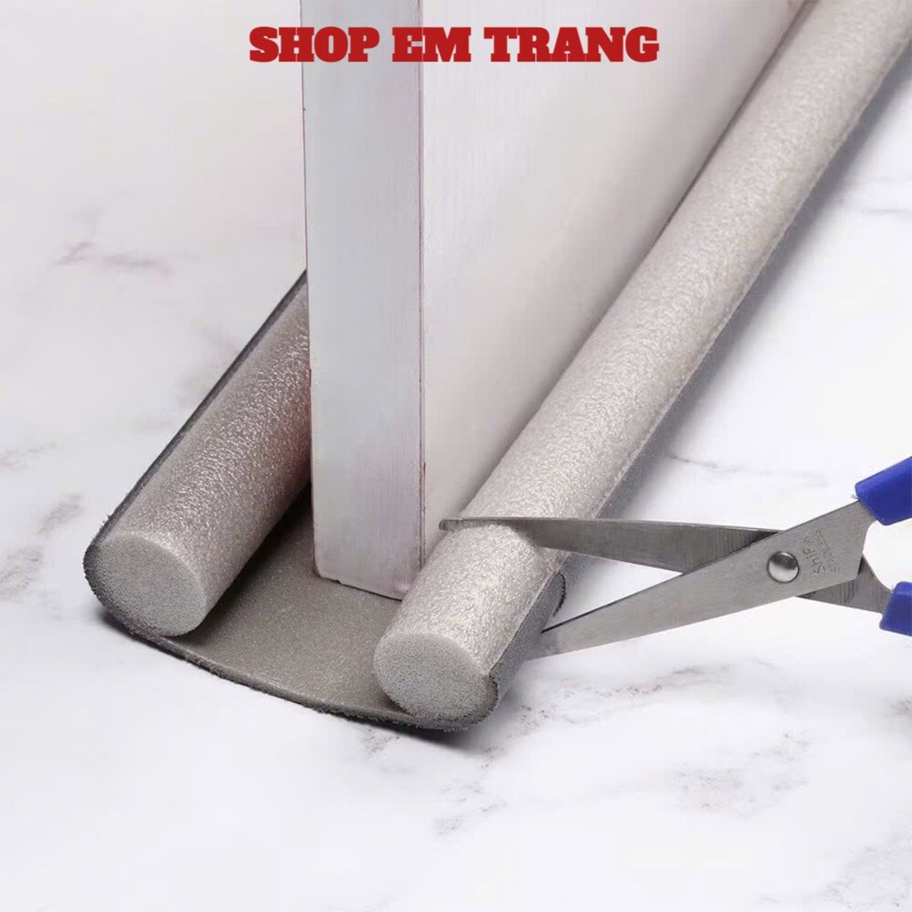 TẤM CHẶN CỬA-NẸP XỐP, Thanh nẹp mút xốp 95cm chặn khe cửa chống côn trùng, tiếng ồn, gió lùa, gió điều hòa, bụi bẩn-MA6