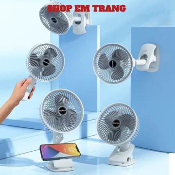 Quạt Kẹp Đa Năng Để Bàn SUPER 3IN1 Kẹp Bàn- Kẹp Điện Thoại Hoặc Gắn Bàn Quạt Cầm Tay Nhỏ Gọn Tiện Dụng, Quạt Mini Để Bàn