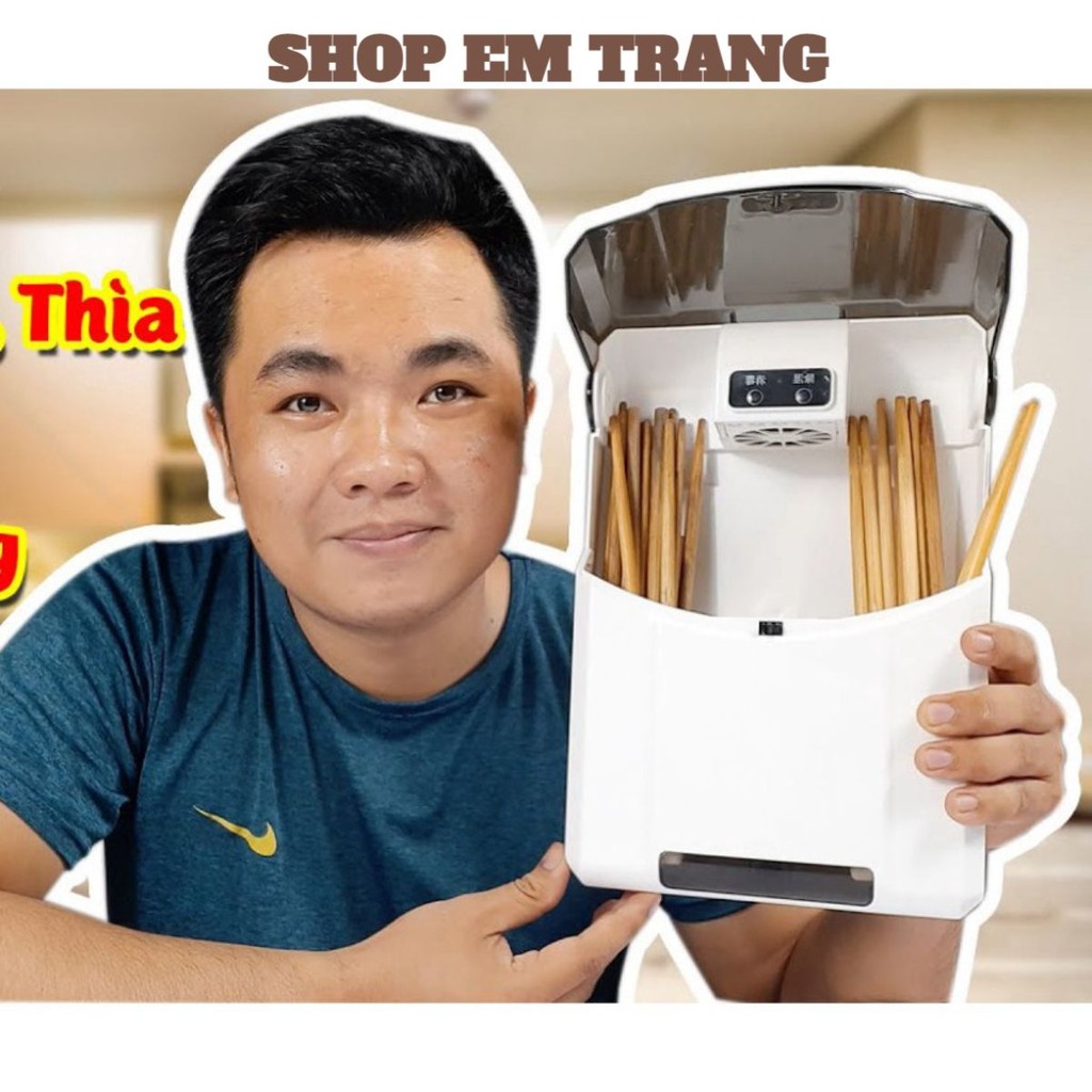 Máy Khử Khuẩn Đũa Thìa Có Tia UV Diệt Trùng, Máy Sấy Đũa Ngăn Nấm Mốc Bảo Vệ Sức Khỏe