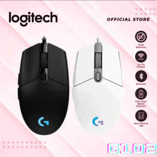 Chuột Máy Tính Logitech G102 Lightsync game có dây  cấu hình thiết lập RGB, 6 nút lập trình HOT
