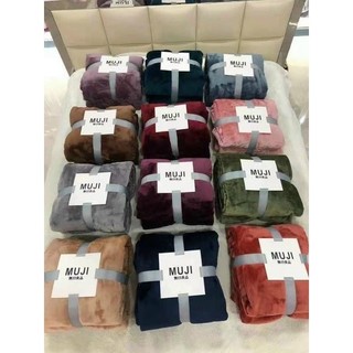 Chăn Lông Tuyết Muji 55 Siêu Mềm Mịn, Chăn Lông Cao Cấp hàng nội địa nhật