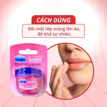 Sáp Dưỡng Ẩm Vaseline Fobelife 7G/50G | Son Dưỡng Môi Mini, Dưỡng Ẩm Môi, Giảm Khô Nẻ