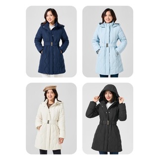 Áo Phao Nữ YODY Dáng Dài Lỡ, Phao VIP Trần Sóng Mũ Rời Siêu ấm, Siêu nhẹ PVN7032