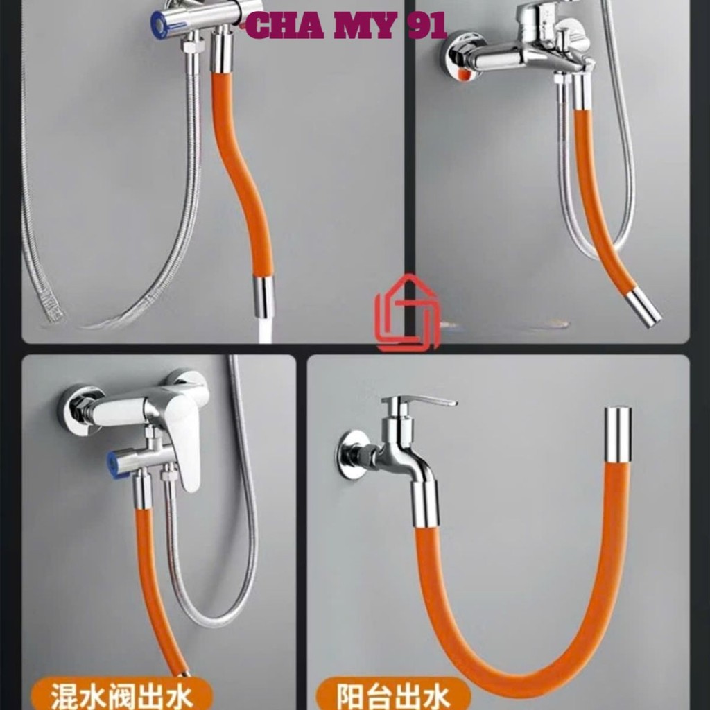 VÒI NỐI ỐNG NƯỚC , Ống nối vòi nước xoay 720 độ tiện lợi, vòi nối dài vòi nước Lõi Đồng - VOINOIONG3