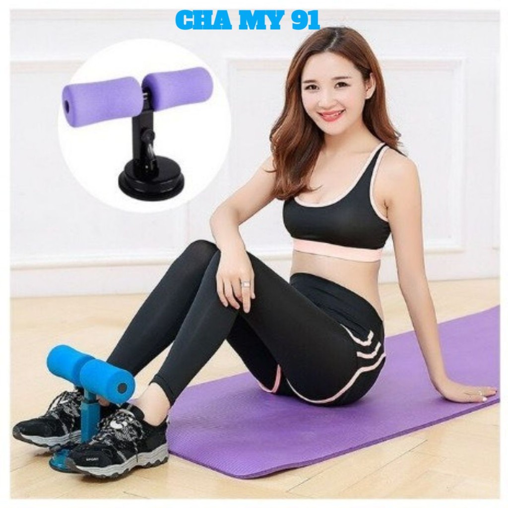 Dụng cụ hỗ trợ gập cơ bụng, tập cơ bụng tại nhà có đế hút chân không, đồ tập thể thao giảm mỡ