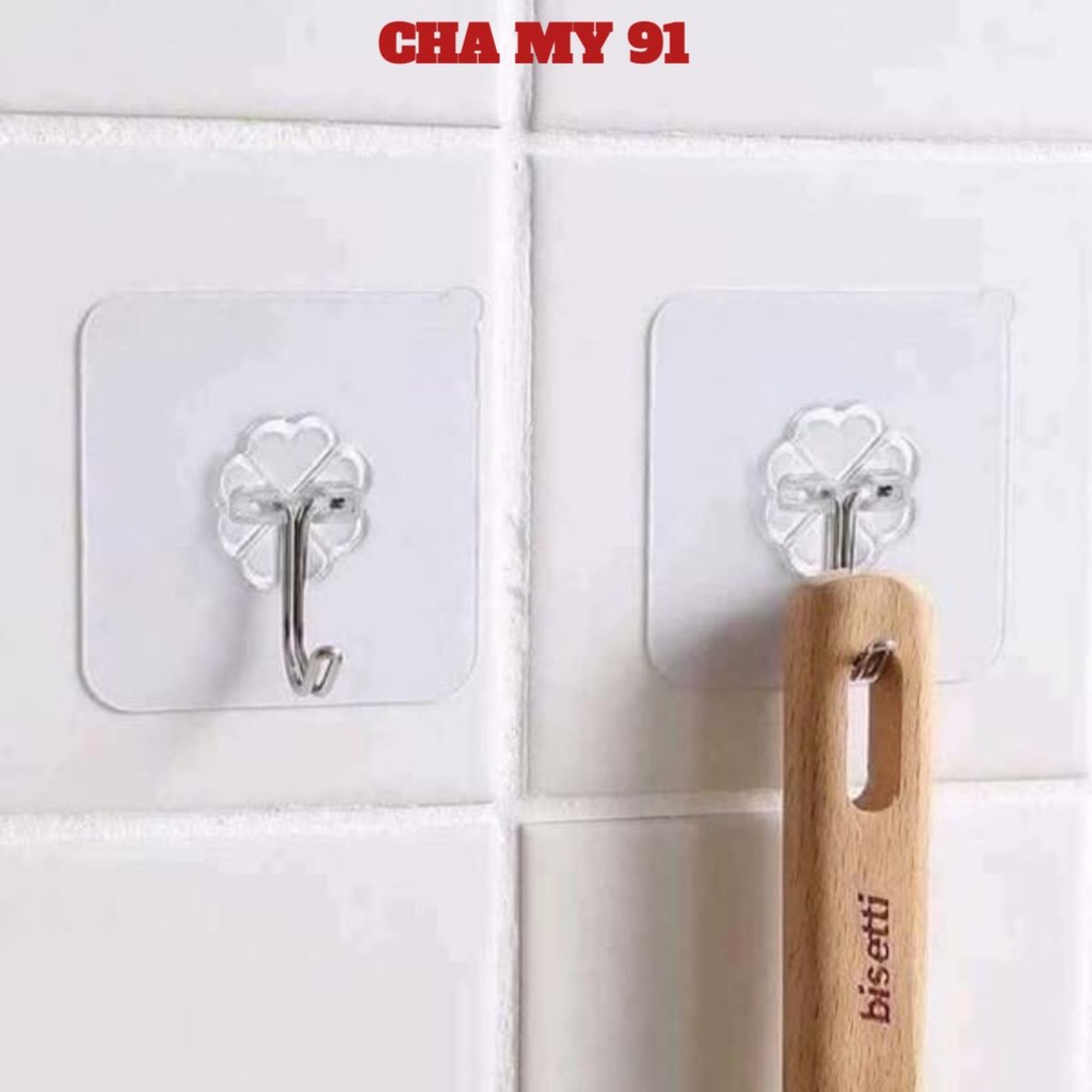 [COMBO 10] Móc Dán Tường Treo Đồ Trong Suốt AK9- Móc Dính Cường Lực Thần Thánh Gắn Siêu Dính Đa Năng