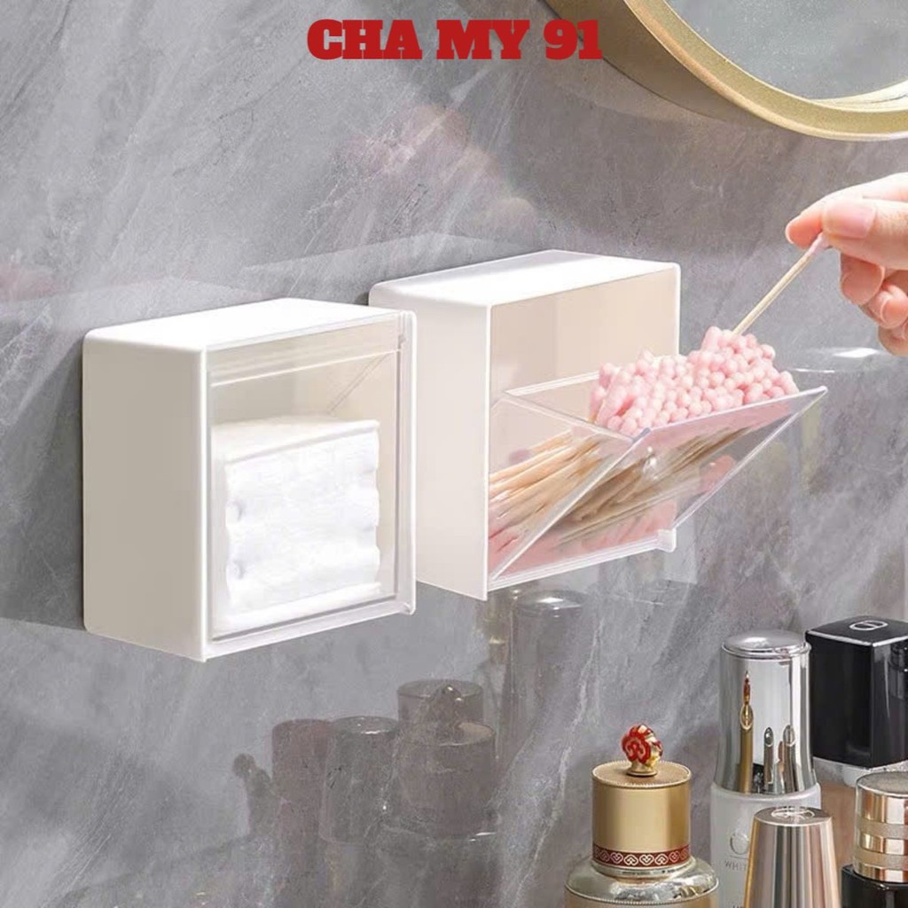 Hộp Đựng, Giỏ Đựng Đồ, Hộp đựng lật treo tường, hộp đựng không đục lỗ, HỘP ĐỰNG ĐỒ NẮP LẬT - MÃ: HOP493