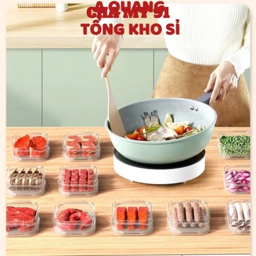 [COMBO 10] HỘP NHỰA ĐỰNG THỰC PHẨM,Hộp nhựa đựng thực phẩm,Hộp đựng thực phẩm Đa Năng Chất Lượng Cao,Kháng Khuẩn.