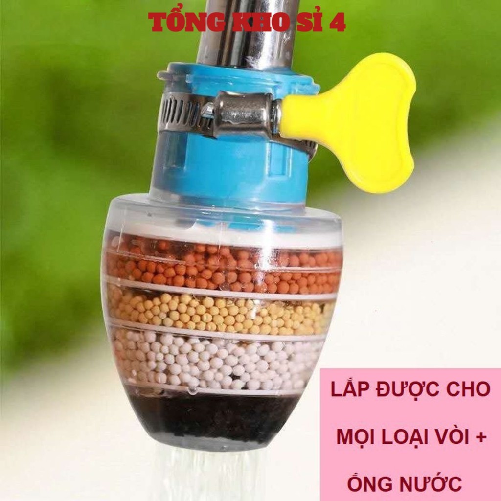 Đầu Vòi Lọc Nước Trực Tiếp Tại Vòi 6 Tầng Thế Hệ Mới Lọc Cặn Bẩn Vỉ Khuẩn 360 Độ Tiện Lợi Sử Dụng Dễ Dàng