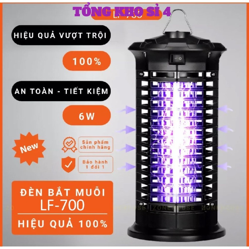 Đèn Bắt Muỗi Điện Quang - Máy Bắt Muỗi,Đèn Bắt Côn Trùng Thông Minh Có Cổng USB ( ĐEN )